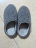 【95成新】京东京造【羊毛拖】可拆卸两面可穿棉拖鞋家居拖鞋男大象灰42-43 JZ-2443   实拍图