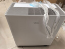 美的（Midea）54升小方物除湿机 100㎡家用回南天干衣智能抽湿机 别墅地下室泵压上排水  工商业除湿器CF54BS/DA 实拍图