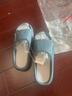 回力居家男士拖鞋室外穿四季防滑臭沙滩凉拖鞋HL02331蓝灰色44-45码 实拍图