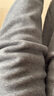 香影【加绒抗起球】直筒阔腿裤女高腰2025秋冬新款长裤宽松糯米裤 灰色 L 实拍图