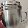 美厨（MAXCOOK）不锈钢饭盒 快餐杯碗学生饭盒 泡面碗泡面杯 二层14cm MCFT047 实拍图