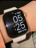 Apple/苹果 Watch Series 10 智能手表GPS款42毫米玫瑰金色铝金属表壳淡桃粉色运动型表带S/M MX1R3CH/B 实拍图