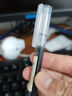 得力（deli）直液笔速干笔 0.5mm全针管中性笔 彩透高颜值学生刷题笔水笔走珠笔 黑色5支/盒 SF353 实拍图