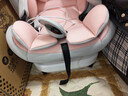 Heekin德国 儿童安全座椅汽车用0-4-12岁婴儿宝宝360度旋转ISOFIX硬接口 时尚粉(ISOFIX+360度旋转) 实拍图