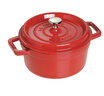 珐宝（staub）法国进口珐琅铸铁锅 樱桃红20cm双耳煲汤锅烹饪锅具 40509-820 实拍图