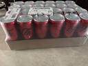 可口可乐（Coca-Cola）零度 Zero 无糖汽水 碳酸饮料 330ml*24摩登罐  实拍图