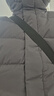 京东京造羽绒服男鸭绒加厚防寒工装面包服防泼水冬季外套中长款 灰色 L 实拍图