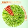 屋头高山脆萝卜干剁椒贡菜 3罐下饭菜组合咸菜榨菜酱腌菜即食佐餐698g 实拍图