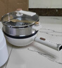 美的（Midea）电炒锅 电火锅 电蒸锅 电煮锅 家用多用途炒菜专用锅 4L一体电热锅不粘锅 HGE2811B 配蒸笼木铲 实拍图