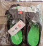 回力运动拖鞋男浴室内户外不易滑厚底凉拖鞋HL39391黑绿色39-40码 实拍图