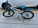 凤凰（Phoenix）儿童自行车山地车学生车脚踏车6-12-18岁童车 霸道 白蓝色 24寸 实拍图