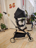 比陌遛娃神器可登机可坐躺高景观轻便婴儿推车超轻折叠溜娃车 【8代新品】旗舰版-炫酷黑 实拍图