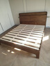 京东京造家居悦枫实木床 天然橡胶木 主卧双人床胡桃色1.8×2米 实拍图