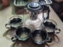 【京东物流】茶壶套装整套茶具大容量玻璃茶杯带滤网耐高温泡茶具 1000ML一壶+四杯套装【活动】【无茶盘】 实拍图