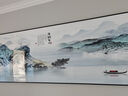 瑞尚（RUISHANG） 新中式客厅装饰画大气山水画横版沙发背景墙画挂画轻奢晶瓷壁画 海纳百川 240*80/晶瓷面/适合3.5沙发 实拍图