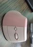 罗技（Logitech）Lift人体工学鼠标 垂直鼠标 小手鼠标 无线蓝牙鼠标 3台设备秒切换 带Logi Bolt接收器 粉色 实拍图