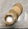 婧麒（JOYNCLEON）婴儿鞋秋冬季加绒1-3岁宝宝雪地靴保暖冬鞋男女幼童学步棉鞋 卡其加绒-建议拍大一码 13.5 cm内长 实拍图