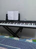雅马哈（YAMAHA）88键电钢琴力度便携初学者电子琴专业考级成人幼师教学钢琴MIDI键 黑色标准款+88力度键蓝牙-2.2cm键宽成人推荐 礼包 实拍图