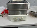 大宇（DAEWOO）加厚全钢电蒸锅火锅多功能炖蒸煮一体3层家用可拆洗304不锈钢18L大容量蒸汽锅S30PRO 实拍图