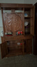 艺牛实木玄关柜 新中式双面雕花福字客厅仿古南榆木多功能隔断柜子 龙柱大福字实门柜136*38*208cm 实拍图