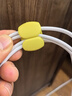 数据线收纳理线绕线器耳机理线器固定扣手机充电线网线硅胶束线带 数据线整理扣-4个装（颜色随机） 晒单实拍图