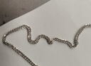 YOUR-D肖邦链999足银项链无吊坠配链锁骨裸链素链加长加粗款银链子 999足银55cm 粗2.5mm 实拍图