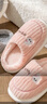 儿童棉拖鞋女童冬季2025新款男童防滑家用居家宝宝毛毛室内拖鞋 粉色 34/35码(适合脚长20cm) 实拍图
