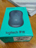 罗技（Logitech）M221 轻音鼠标 无线鼠标 办公鼠标 对称鼠标 带无线微型接收器 雾霭蓝 实拍图
