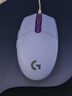 罗技（G）G102 有线游戏鼠标 淡紫色 RGB灯效 轻量化设计 吃鸡鼠标 赛博朋克 200-8000DPI 实拍图