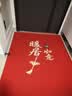 布迪思喜庆地垫门垫红色家用防滑入户玄关门口进门蹭土脚垫子户外吸水垫 喜庆吉祥-暖居如意【竖版】 120*140CM【云感柔弹】 实拍图