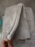 三利7A抗菌毛巾2条A类吸水加厚140g男女洗脸洗澡家用干发大面巾 棕/灰 实拍图