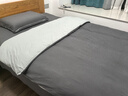 网易严选 A类新疆天竺棉100%全棉针织加厚保暖四件套雾月灰床单款1.2m床 实拍图