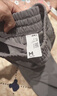 京东京造防泼水运动裤冬季新款直筒户外耐磨冲锋跑步休闲裤男新年 炭灰XL 实拍图