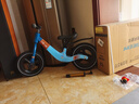 飞鸽儿童平衡车1-3-6岁男女小孩滑行无脚踏自行车宝宝两轮滑步车礼物 12寸镁合金一体充气轮【渐变蓝】 实拍图