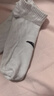 安踏（ANTA）棉感抗菌袜(3双装) 男款运动跑步篮球缓震透气吸汗男女袜子 【棉感抗菌】-白白白 M【37码-42码】3双装 实拍图