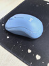 罗技（Logitech）M221 轻音鼠标 无线鼠标 办公鼠标 对称鼠标 带无线微型接收器 雾霭蓝 实拍图