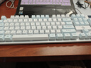 银雕(YINDIAO) K500键盘彩包升级版 机械手感 游戏背光电竞办公 USB外接 全尺寸 白蓝双拼混光有线键盘 实拍图