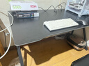 甄严选电脑桌台式电竞桌椅套装组合桌子办公家用桌学习桌书房书桌写字桌 【黑架+黑碳纤纹面】单桌140*70 实拍图
