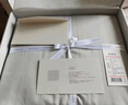 京东京造 100支长绒棉贡缎四件套 纯棉A类床单被套枕套床上用品 1.5m-英伦灰 实拍图