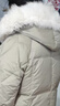 雪中飞2025秋新款女士加厚长款羽绒服休闲韩版狐狸大毛领淑女 松石卡|7478 L /170/92A 实拍图
