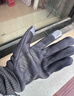 yaphtes冬季手套麂皮绒男女保暖触屏户外骑行跑步开车防风加绒手套 灰色 实拍图