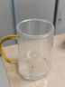 雅集玻璃杯筑铭杯茶杯泡茶杯带过滤木盖喝水杯子玻璃杯男士办公杯 实拍图