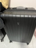 爱华仕行李箱24英寸拉杆箱男大容量旅行箱女密码箱托运多功能皮箱燕尾黑 实拍图