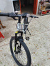 凤凰（Phoenix）儿童山地自行车6-15-18岁青少年成人男女碟刹减震变速24寸灰绿色 实拍图