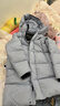高梵黑金鹅绒服机能5.0六格男女同款加厚中长款羽绒服经典百搭休闲风 紫金3号 S 实拍图
