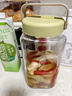 乐扣乐扣（LOCK&LOCK）会呼吸的发酵容器玻璃储物罐泡酒腊八蒜果酱密封罐泡菜坛2.2L绿色 实拍图