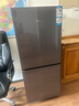 海尔冰箱193升双门两门一级能效-30℃深冷锁鲜三档变温风冷无霜小型家用BCD-193WGHC2E7AS以旧换新 实拍图