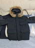 京东京造【进口极寒95鹅绒服】羽绒服男外套女冬季新款中长款 黑色 2XL 实拍图