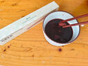 双枪红檀木筷子天然抗菌木筷 家用实木无漆无蜡筷子餐具套装10双 实拍图