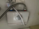 万和（Vanward）即热式电热水器小厨宝5500W迷你家用电热水加热器省电集成免储水不限水量过水热水宝 5500W 月牙白+小厨宝+配件礼包 实拍图